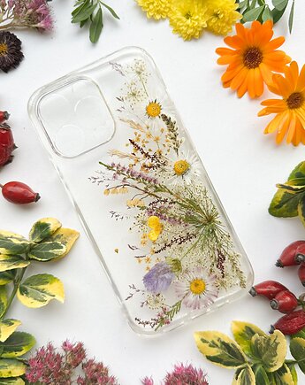 Etui na telefon- ażurowe kwiaty, fernandfelt