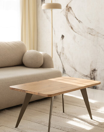 Stolik kawowy dębowy - Copenhagen, Projekt Loft