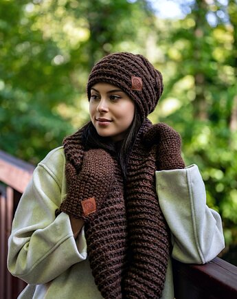 Komin MERINO Brązowy, Brain Inside