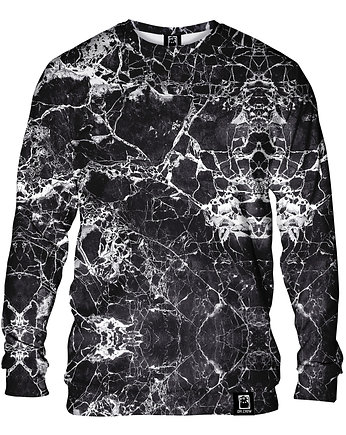 Bluza Bez Kaptura Męska DR.CROW Marble Black, DrCrow