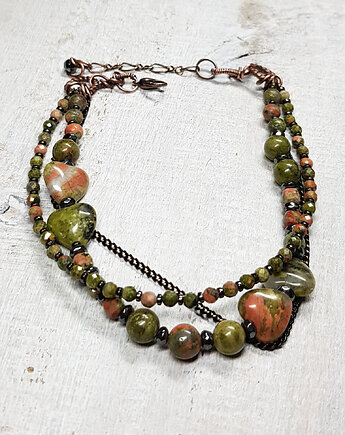 Unakit bransoletka w kolorach wiosny b26, JanArt