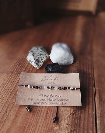 Bransoletka z kamieni naturalnych Zodiak Koziorożec, Moon Spirit Stones