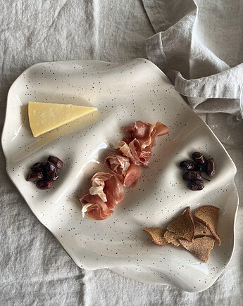 Taca na przekąski WAVY no. 7 beż, PUKKI concept