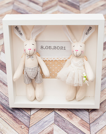 Prezent Dodatek na ślub Króliki, LalaShop