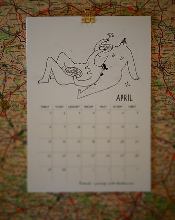 Kalendarz kulinarno erotyczny 2024, yutego studio