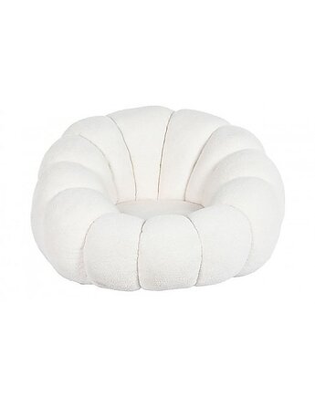Fotel Pufa Fotel Boucle White, MIA home