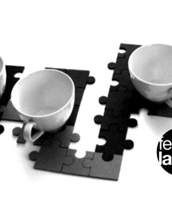 puzzle pod kubek marsz !, felt label