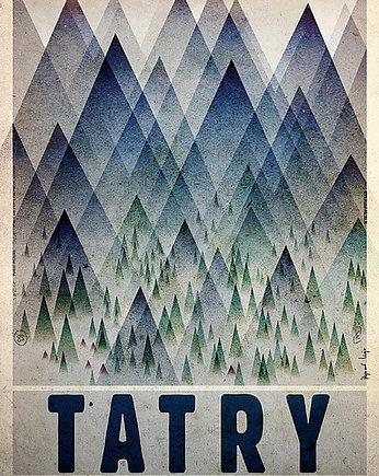 Plakat Tatry (R. Kaja) 98x68 cm, Galeria LueLue