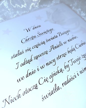 Kartki dla bliźniąt na Chrzest Święty, personalizacja, róż i błękit, Card Design World