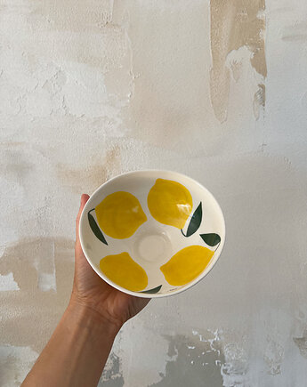 Misa porcelanowa z cytrynami mała LA LUZ, Soul Label