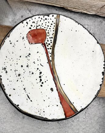 Ceramiczny talerz, ArtByLeika