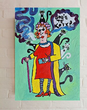 alice oil on canvas projektant