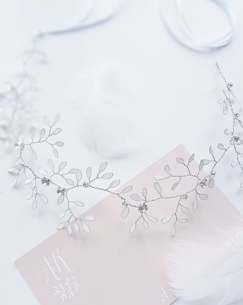 Opaska ślubna w stylu boho - Flora Leaves, PiLLow Design