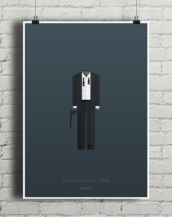 James Bond - Casino Royale - plakat B2, minimalmill