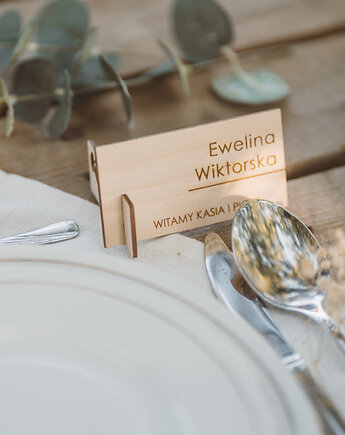 Winietka drewniana stojąca witamy, Decorify