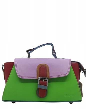 Torebka damska skórzana retro do ręki regulowany pasek elegancka eko OLIVKA, Olivka Warsaw