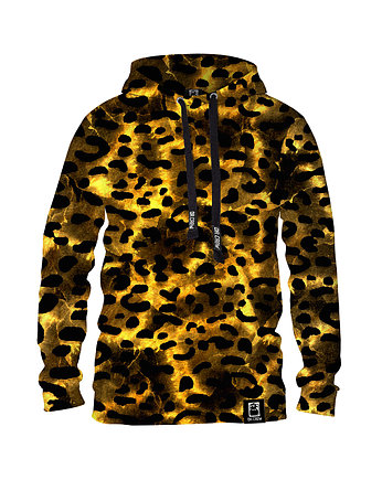 Męska Bluza z kapturem DR.CROW Gold Leopard, DrCrow