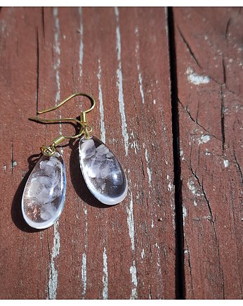 Kolczyki z kwarcem, Figa handmade accessories