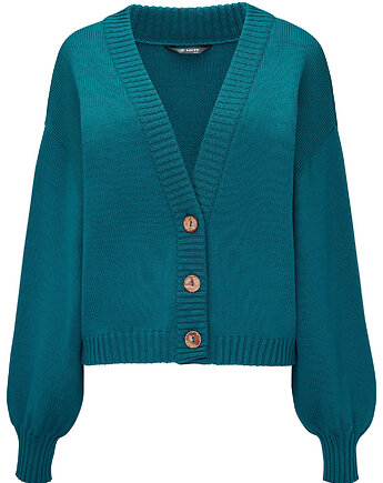 Kardigan Wool Me Tender Morski 100% Wełna Merino, MKTP
