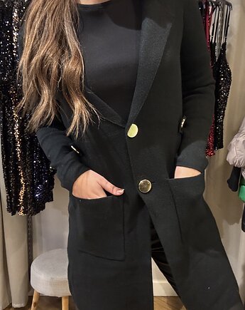 Elegancki kardigan z guzikami, SOLO moda