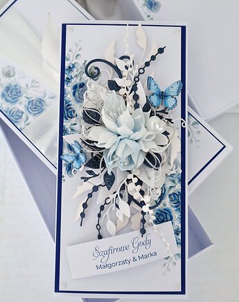 Kartka na Szafirowe Gody - 45 rocznica ślubu, Osobiste Prezenty