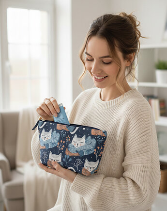 Kosmetyczka damska wodoodporna Koty Kw020, Pracownia25