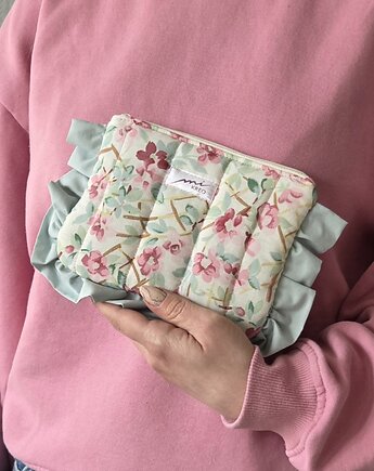 Kosmetyczka falbanka kwiatowa, mi.KREO