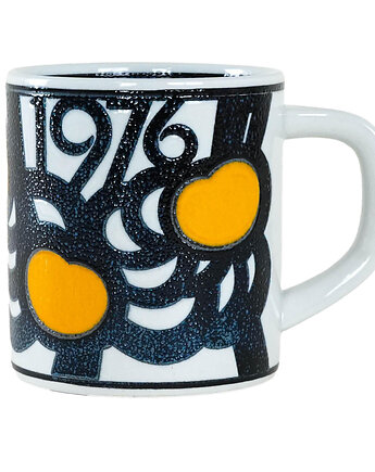 Kubek porcelanowy, duński design, 1976r., Mogens Andersen,  Royal Copenhagen, Przetwory design