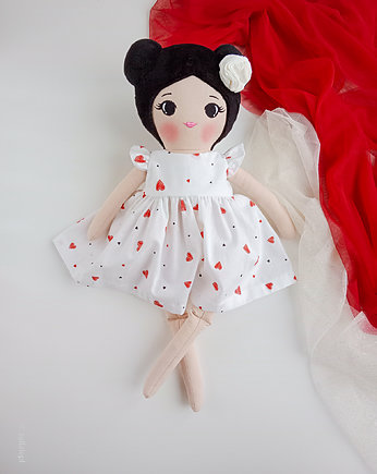 Lalka szmaciana Valentine's, lalka walentynka, OSOBY - Prezent dla dziewczynki