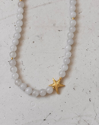 Naszyjnik Kamień Księżycowy Gwiazdka, Chmolowska Jewellery