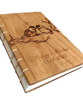 Notatnik drewniany,eko notatnik drewniany , pamiętnik, TreeTrue