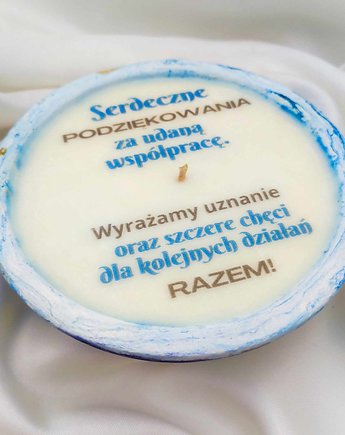 Świąteczny prezent biznesowy świeca sojowa/ XL, Swiecznikowo