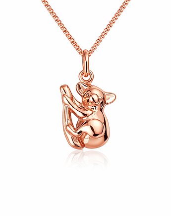 MIŚ KOALA  - naszyjnik różowe złoto, ISSI Jewelry
