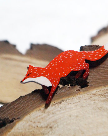  Broszka  LIS , Made in Forest