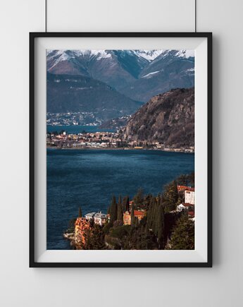 Jezioro Como, plakat, fotografia, plik cyfrowy, Katarzyna Angielska