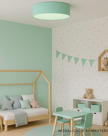 Dziecięca lampa sufitowa w stylu marynistycznym DUBAJ KIDS fi 40 cm, LYSNE