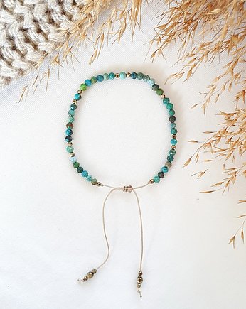 Bransoletka z turkusem, LEI handmade 