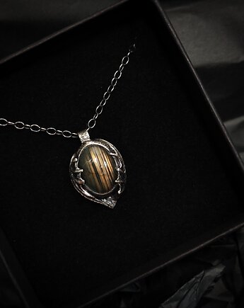 Unikatowy wisiorek Dragon z labradorytem, Bellamente