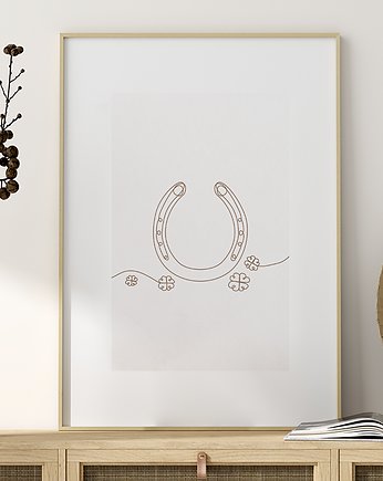 PLAKAT MINIMALISTYCZNA PODKOWA P175, Yoko Design
