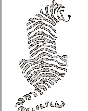 65. TYGRYS - rysunek, plakat., kama4you
