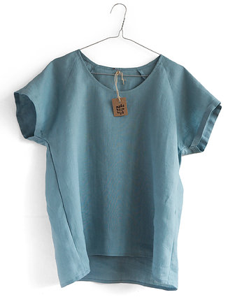 lniany t-shirt "Luna", madebyjokpa
