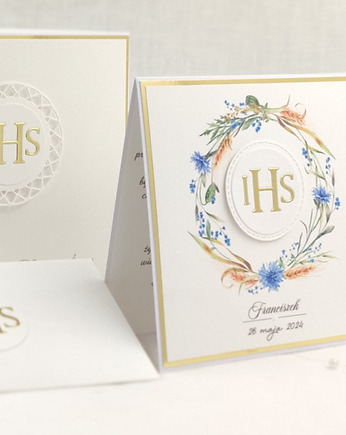 Kartka na komunię z pudełkiem i kopertą, 63, Anna Art and Crafts