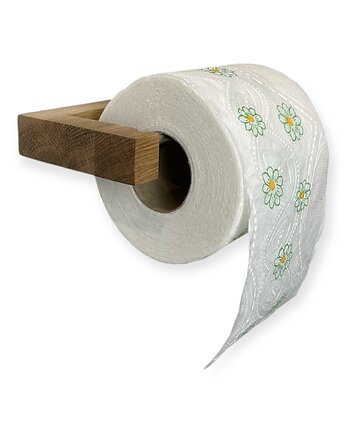 Drewniany uchwyt na papier toaletowy, POZYTYWNIE W DREWNIE