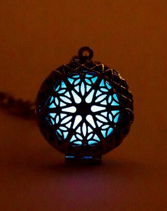 ALONE IN THE DARK - Round Silver - wisiorek, DROBINY CZASU