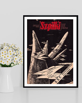 Plakat Oprawiona okładka Szpilki nr 48 (1984) , RiskyWalls
