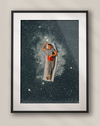 Plakat Wyluzuj - Kolaż Fine Art, DAPIDOKA