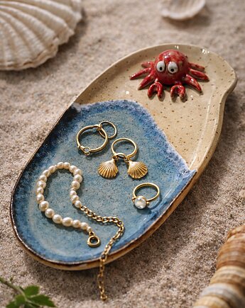 Ceramiczna podstawka z krabem, Glina & Lina