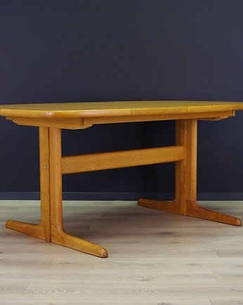 Stół jesionowy, duński design, lata 60, producent: Skovby, Przetwory design
