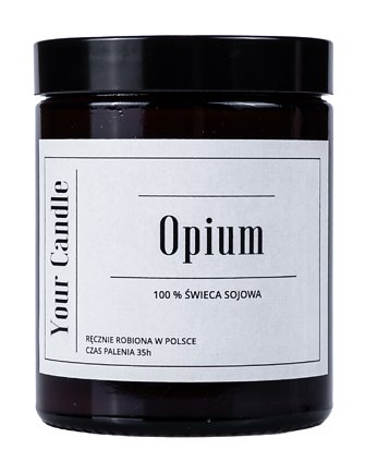 ŚWIECA SOJOWA OPIUM 180ml- Your Candle, Your Candle