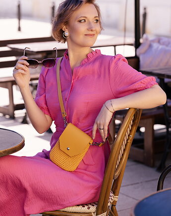 Mini Bag Craftbags - musztarda, OKAZJE - Prezent na Dzień Kobiet